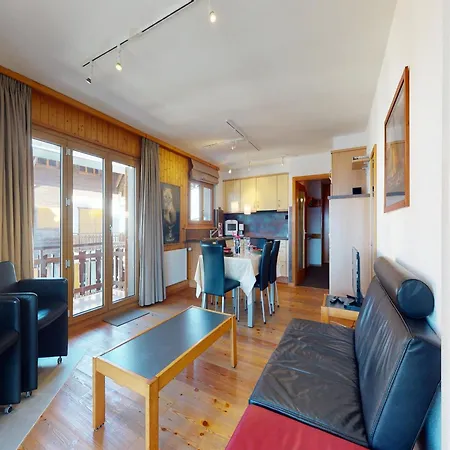 Apartment With Front Balcony Veysonnaz